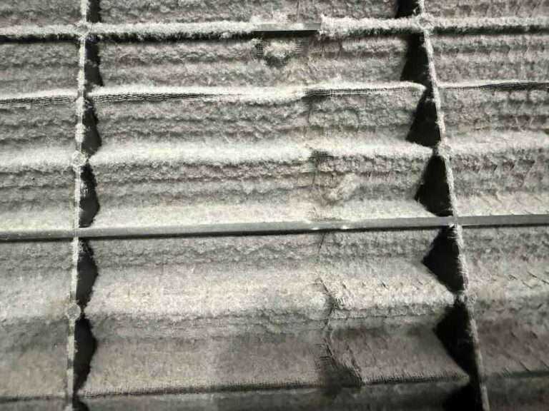 目詰まりしたフィルター